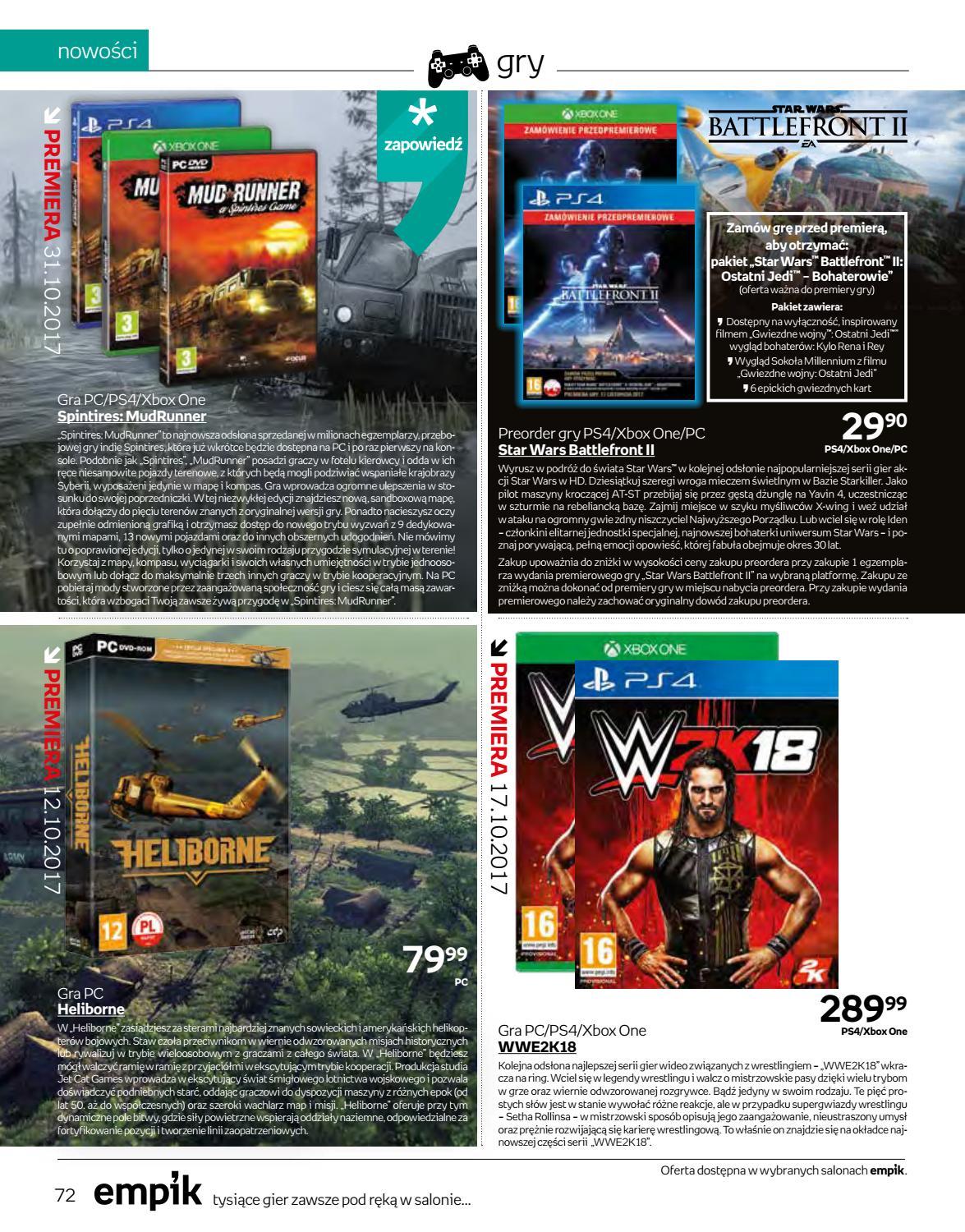 Gazetka promocyjna empik str. 72