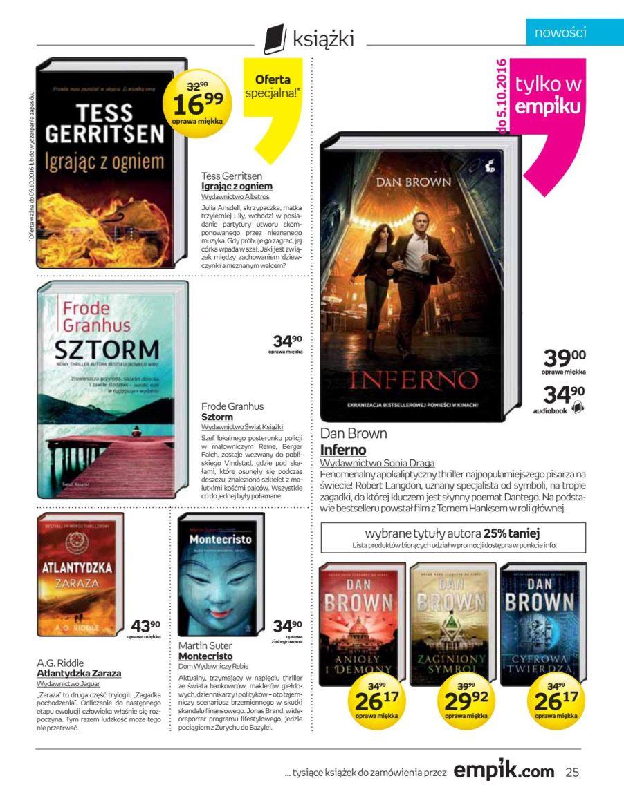 Gazetka promocyjna empik str. 25
