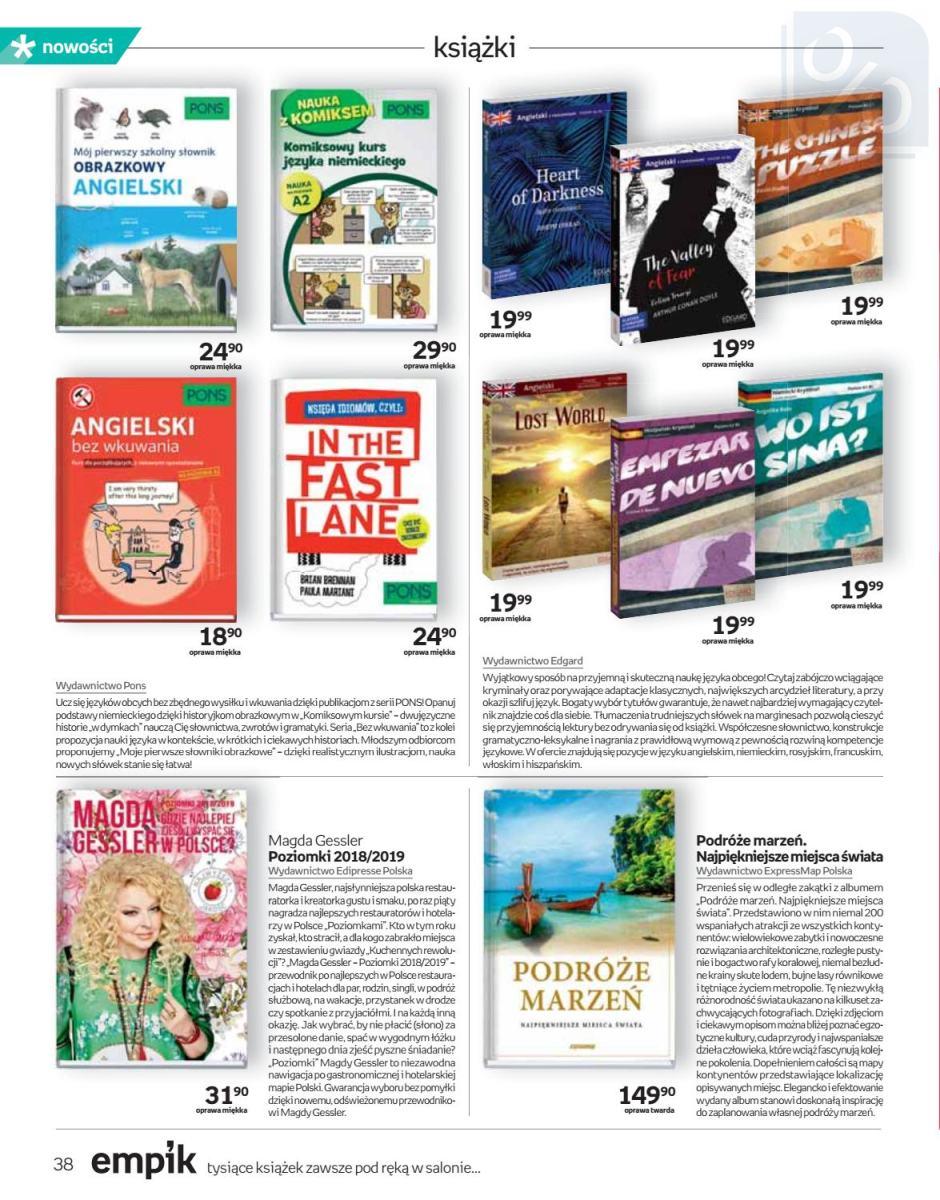 Gazetka promocyjna empik str. 38
