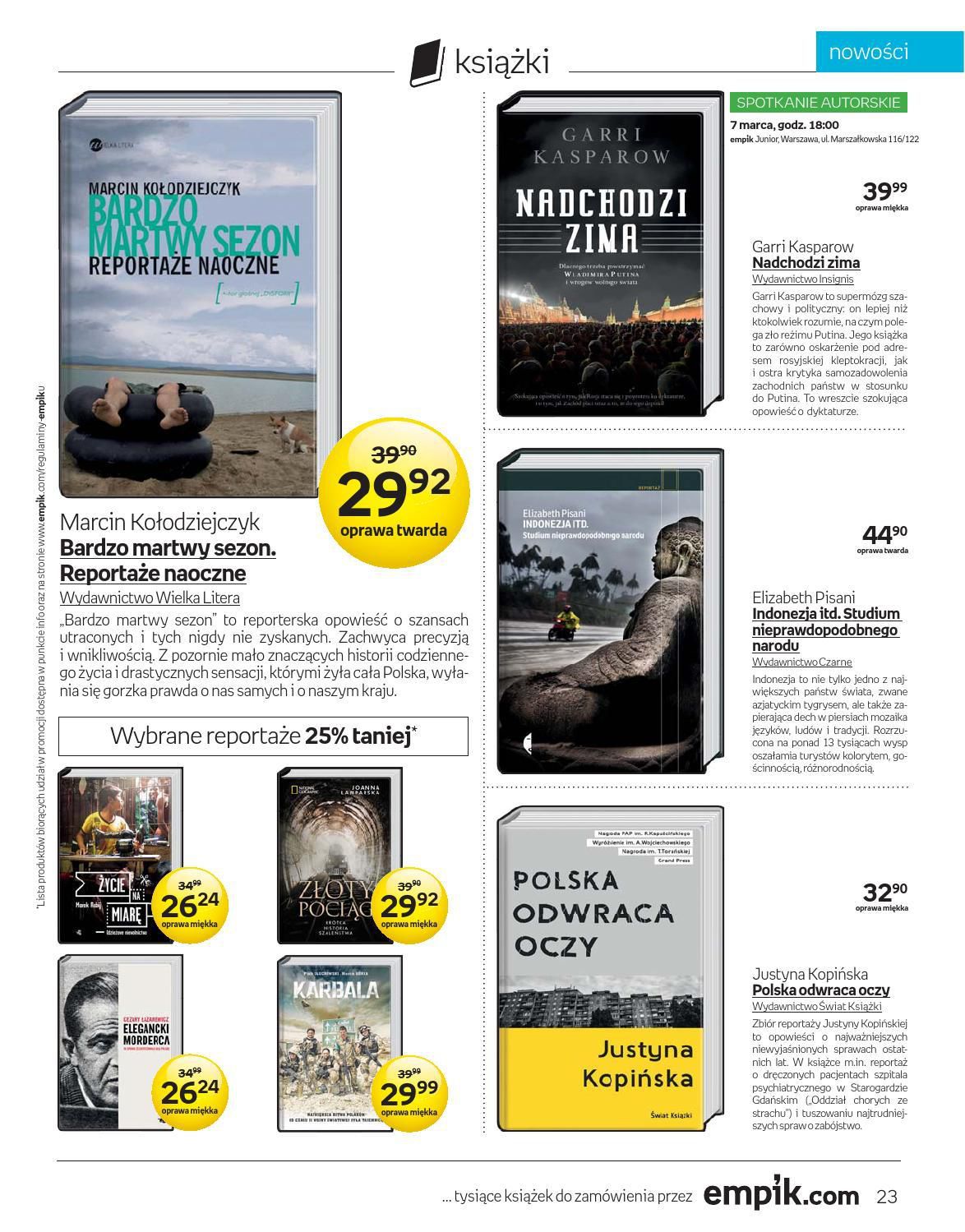 Gazetka promocyjna empik str. 23