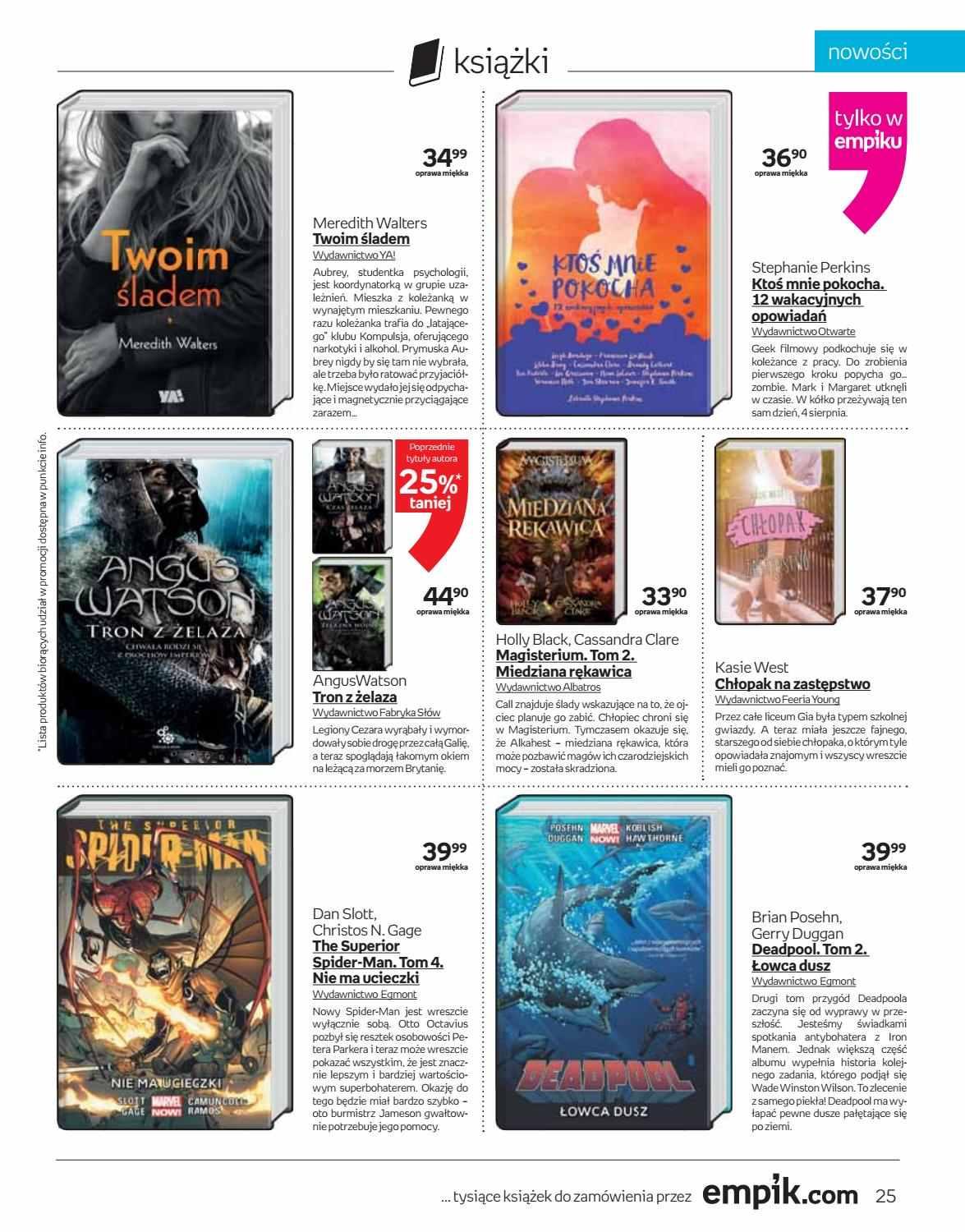 Gazetka promocyjna empik str. 25