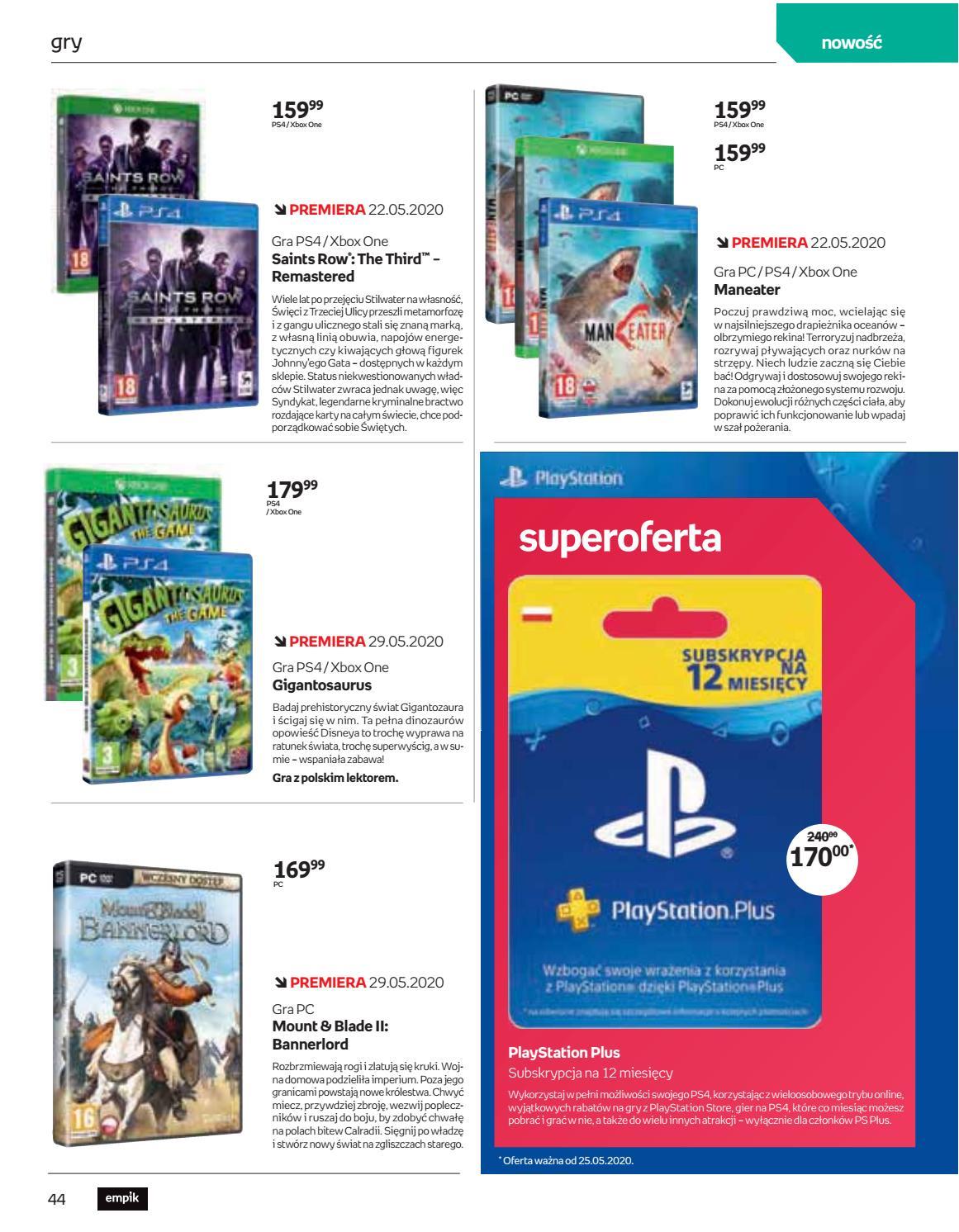 Gazetka promocyjna empik str. 44