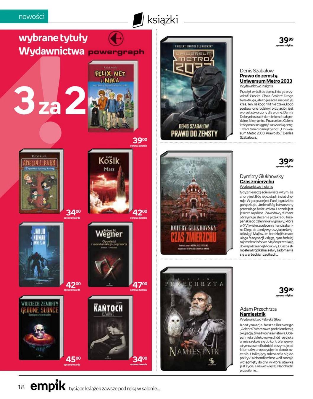 Gazetka promocyjna empik str. 18