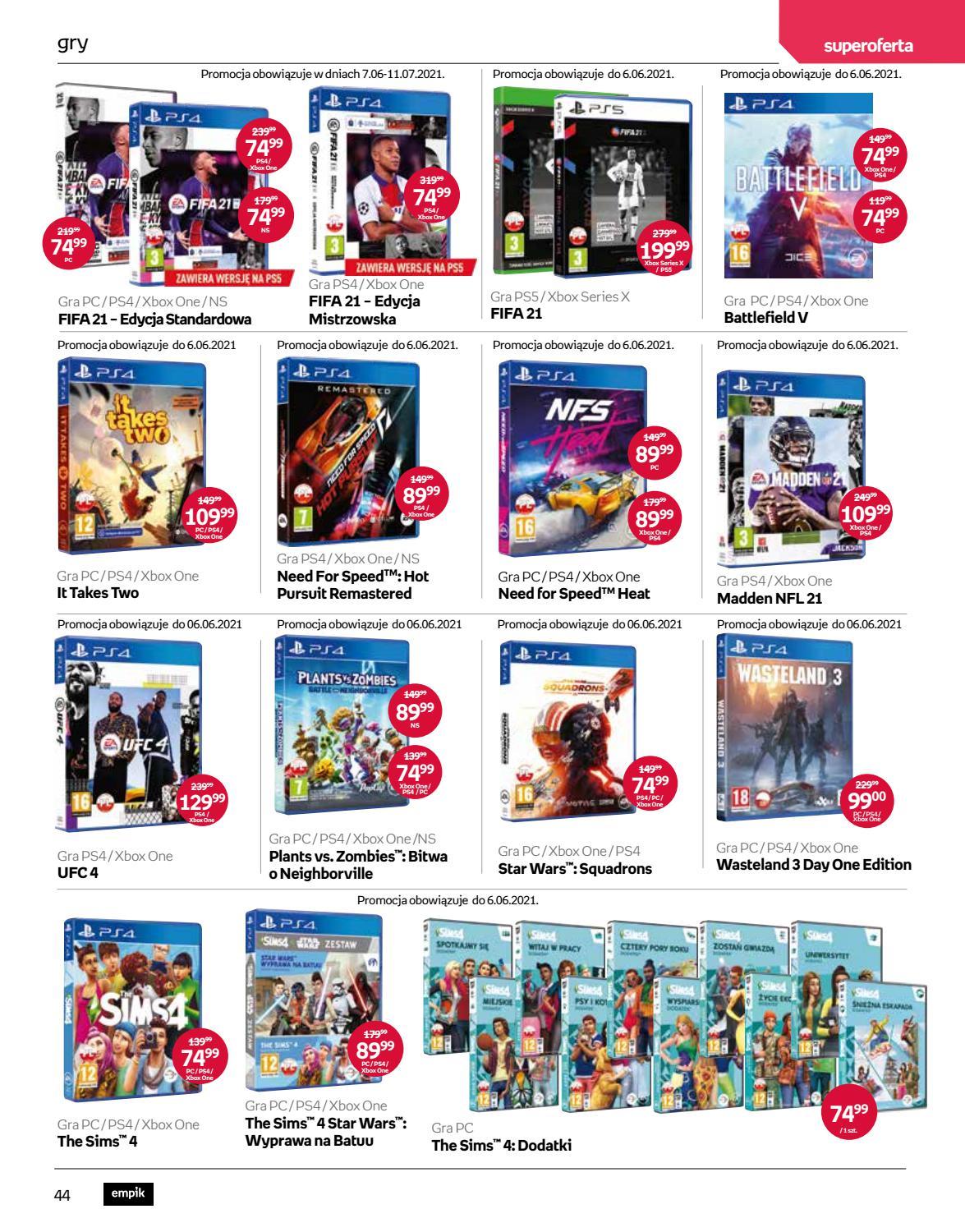 Gazetka promocyjna empik str. 44