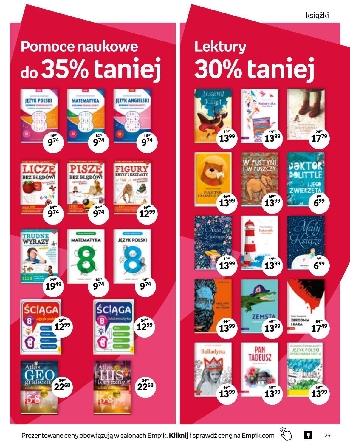 Gazetka promocyjna empik str. 25