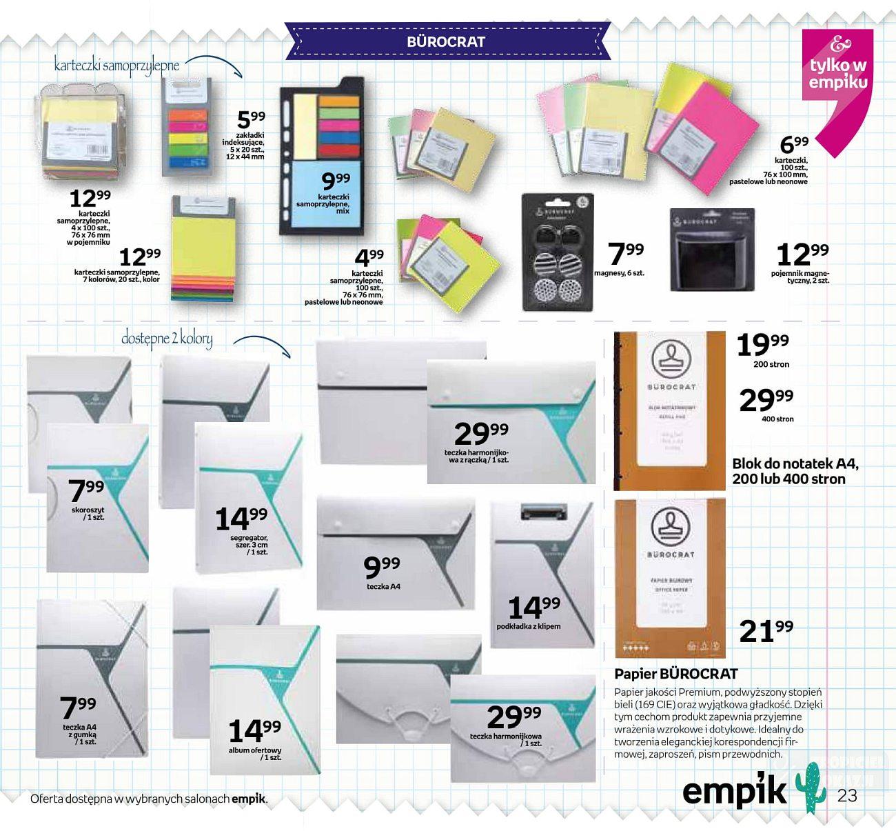 Gazetka promocyjna empik str. 23