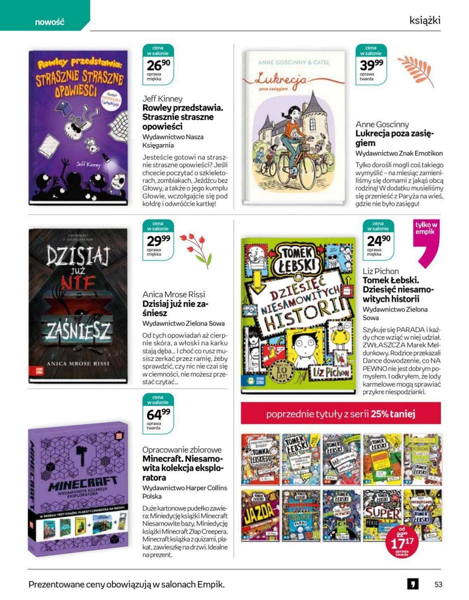 Gazetka promocyjna empik str. 53