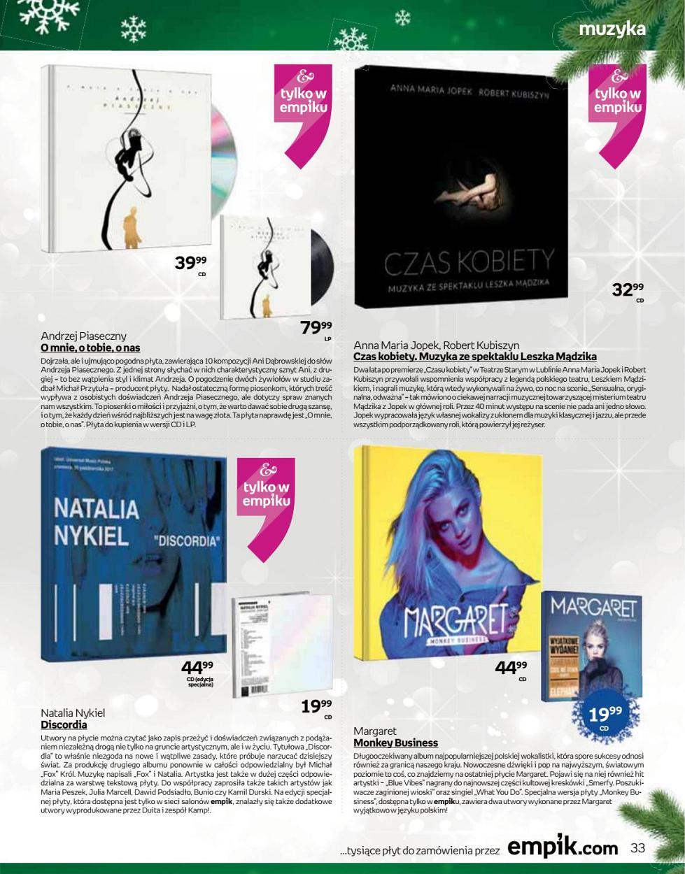 Gazetka promocyjna empik str. 33
