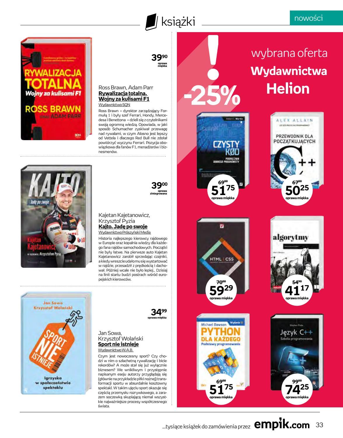 Gazetka promocyjna empik str. 33