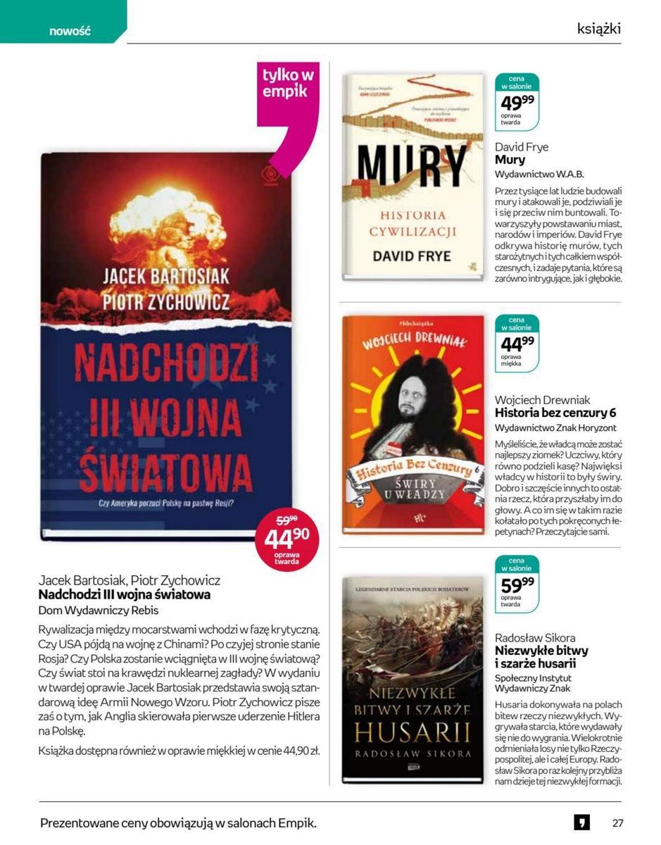 Gazetka promocyjna empik str. 27