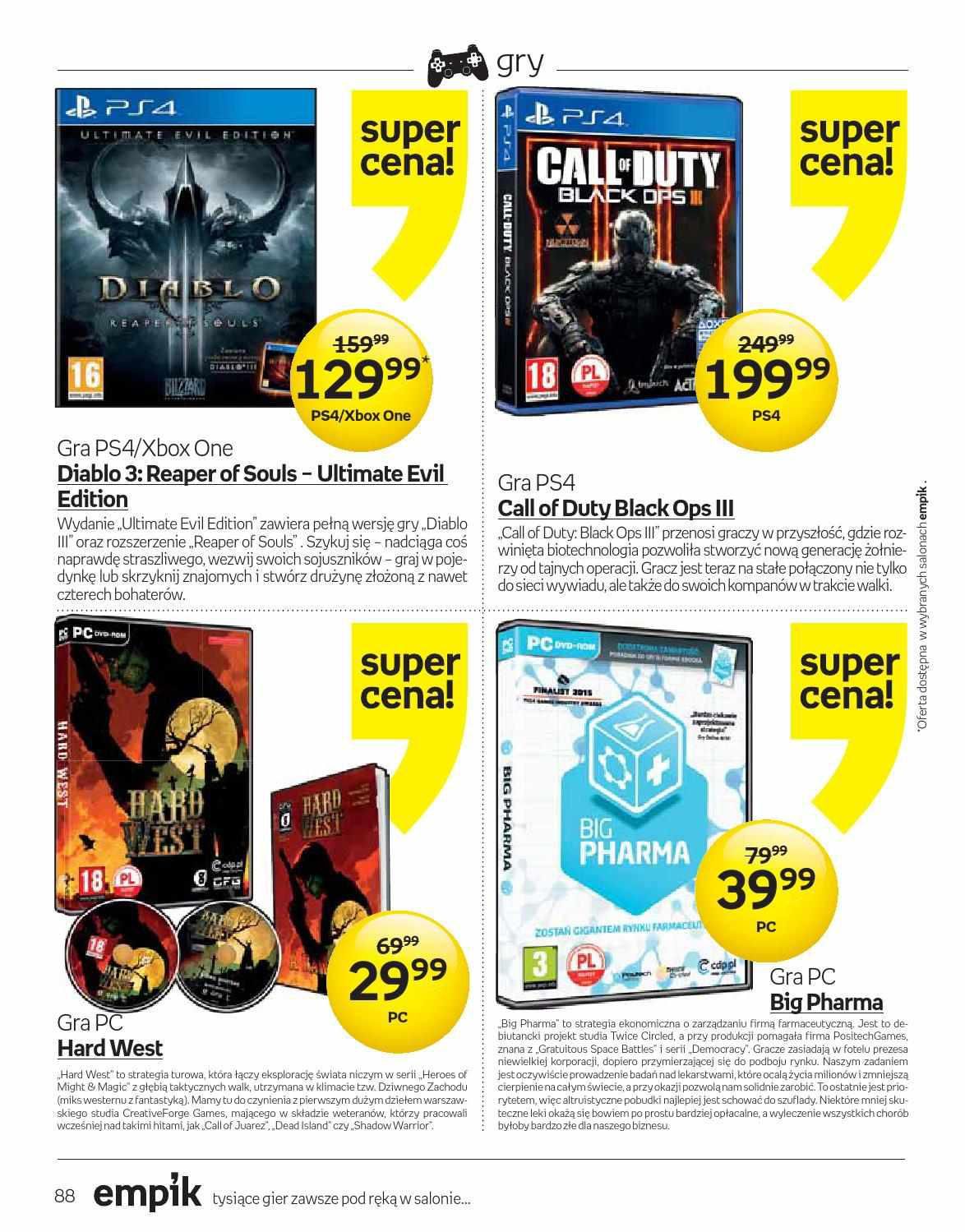 Gazetka promocyjna empik str. 88