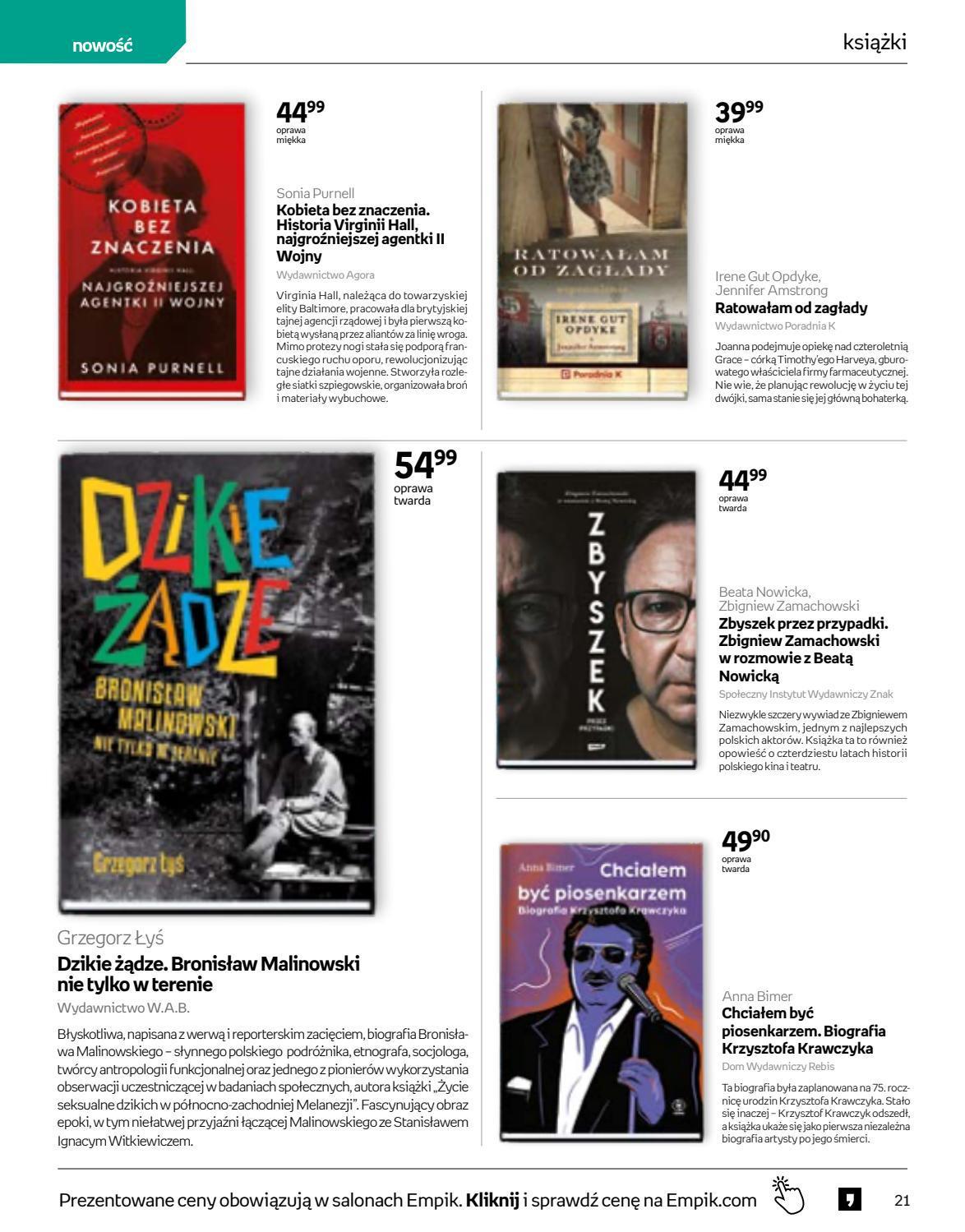 Gazetka promocyjna empik str. 21