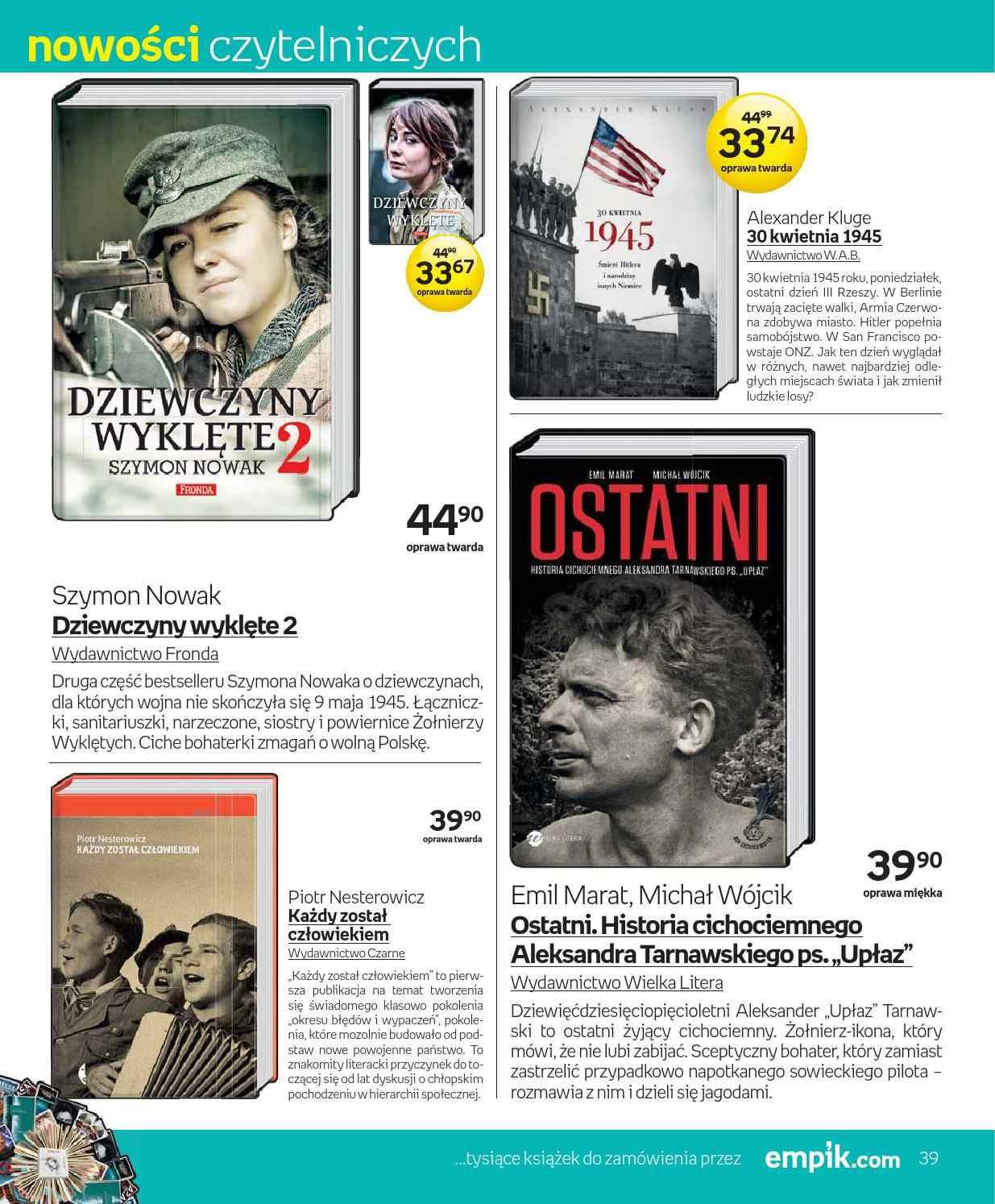 Gazetka promocyjna empik str. 39