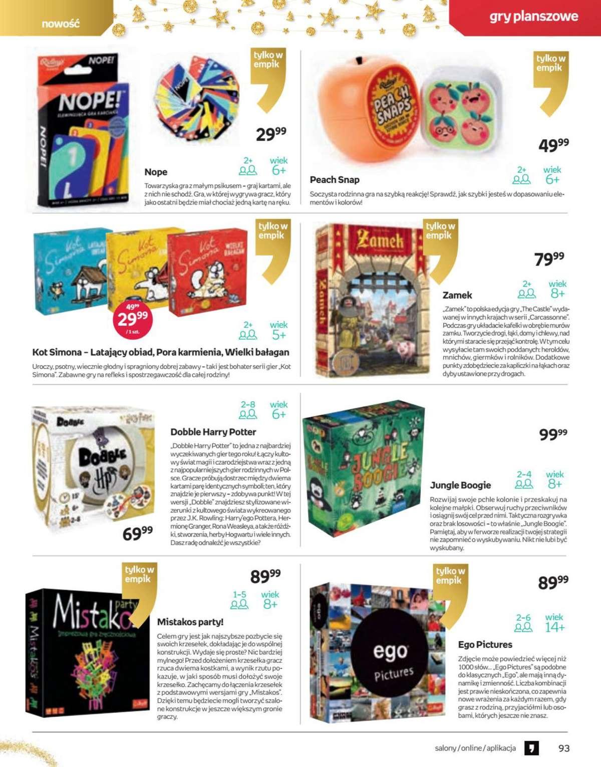 Gazetka promocyjna empik str. 93