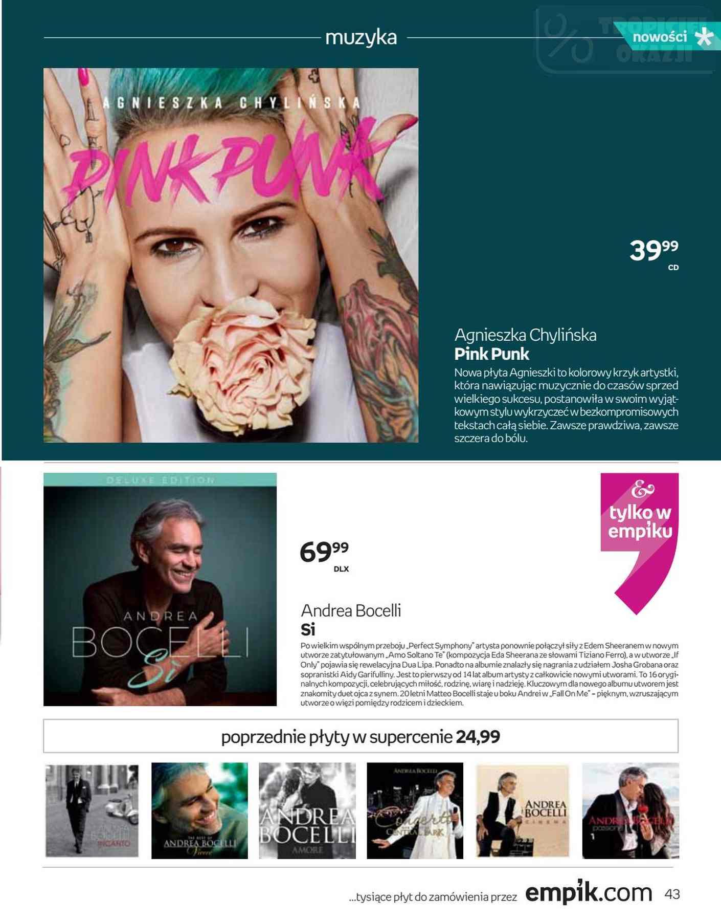 Gazetka promocyjna empik str. 43