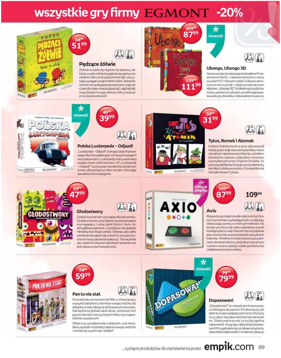 Gazetka promocyjna empik str. 89