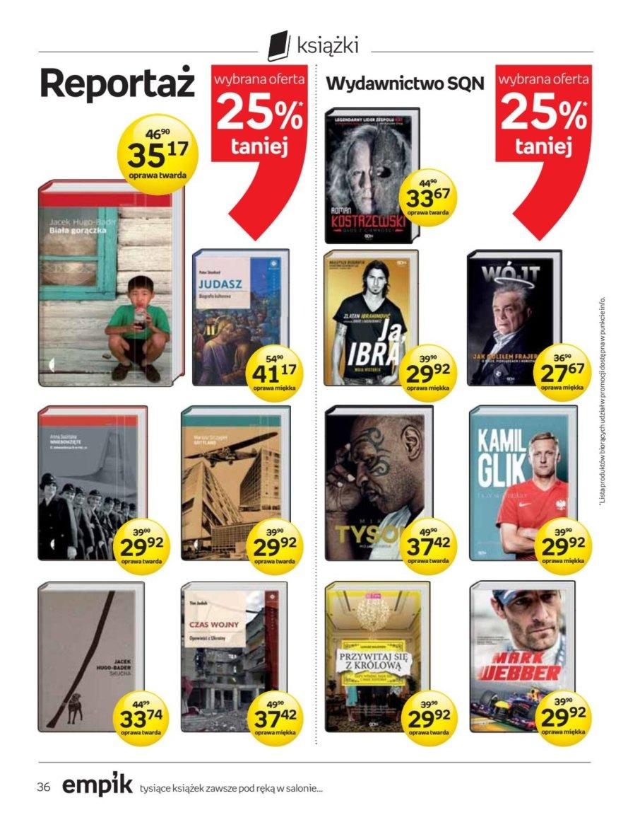Gazetka promocyjna empik str. 36