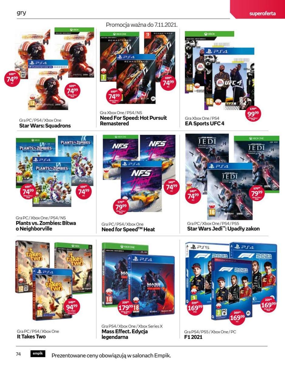 Gazetka promocyjna empik str. 74