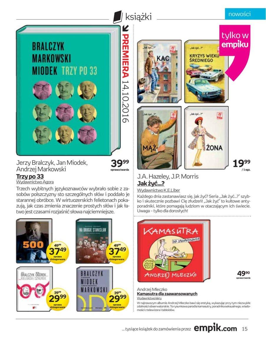 Gazetka promocyjna empik str. 15