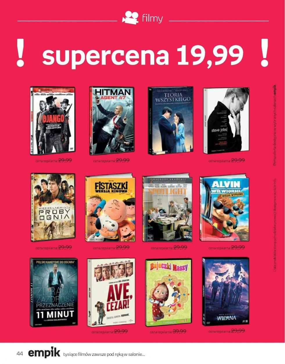 Gazetka promocyjna empik str. 44