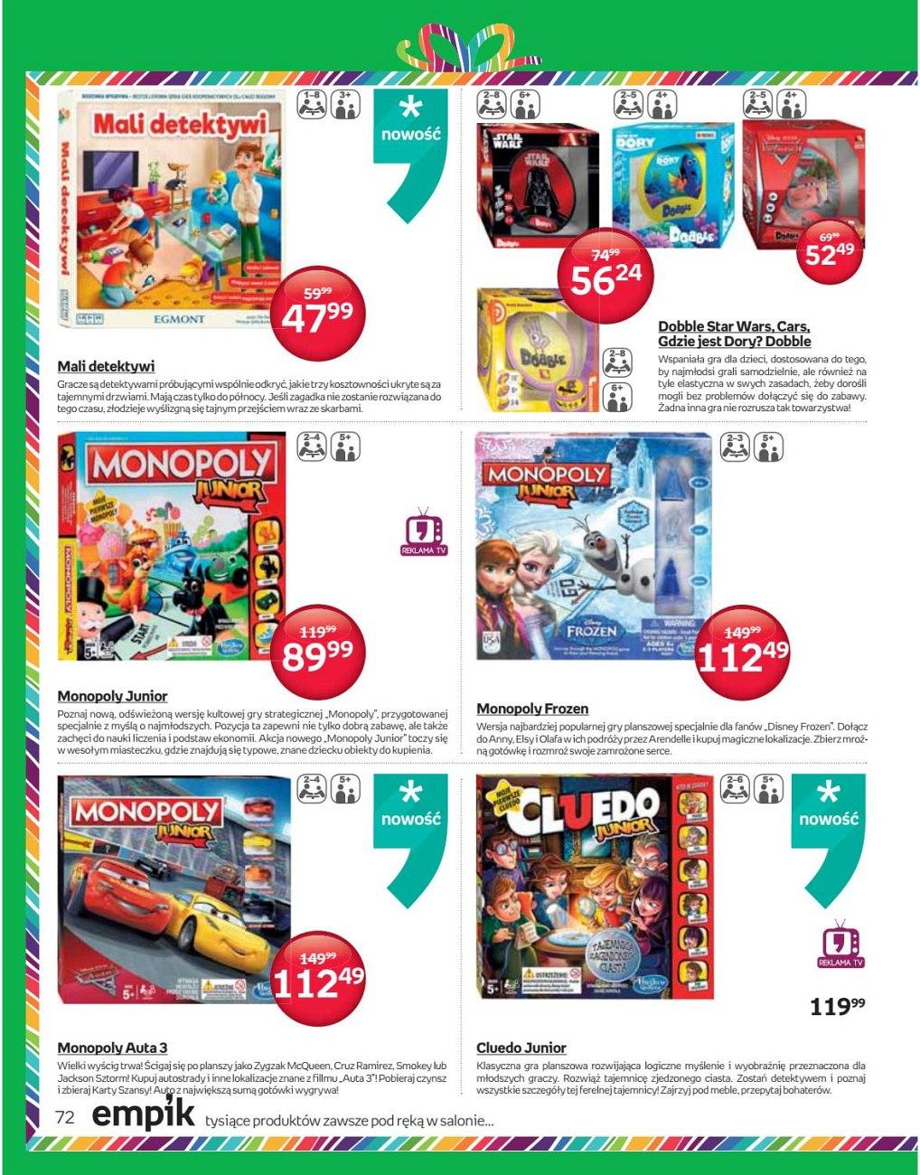 Gazetka promocyjna empik str. 72