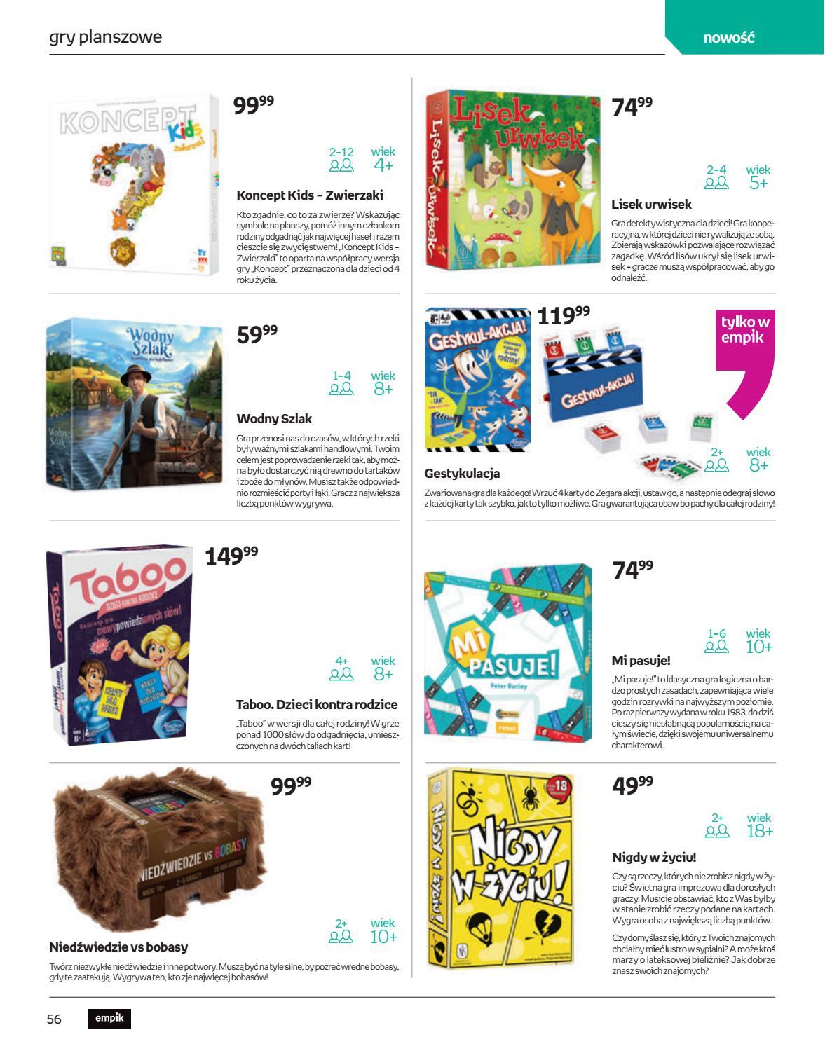 Gazetka promocyjna empik str. 56