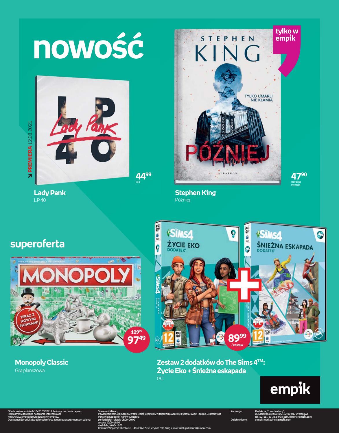 Gazetka promocyjna empik str. 72