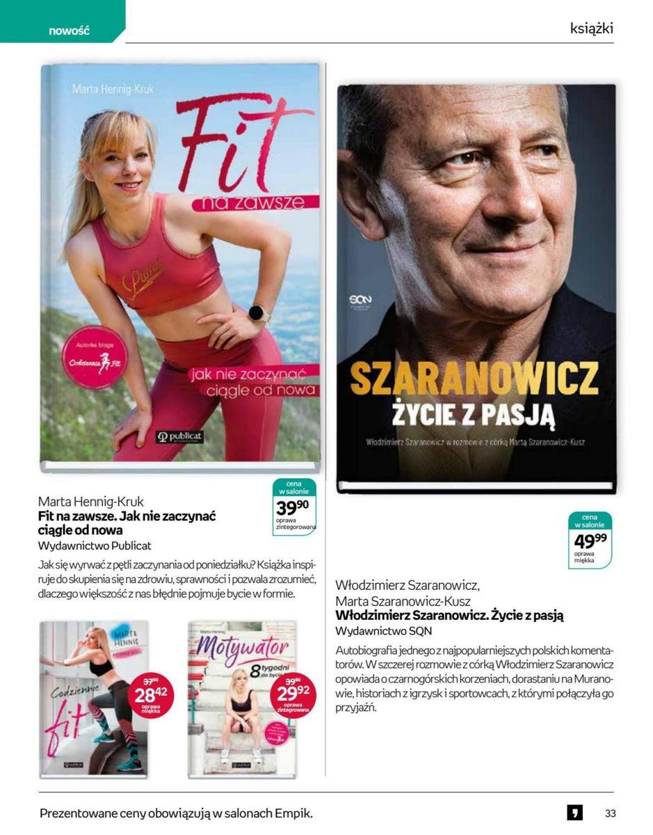 Gazetka promocyjna empik str. 33