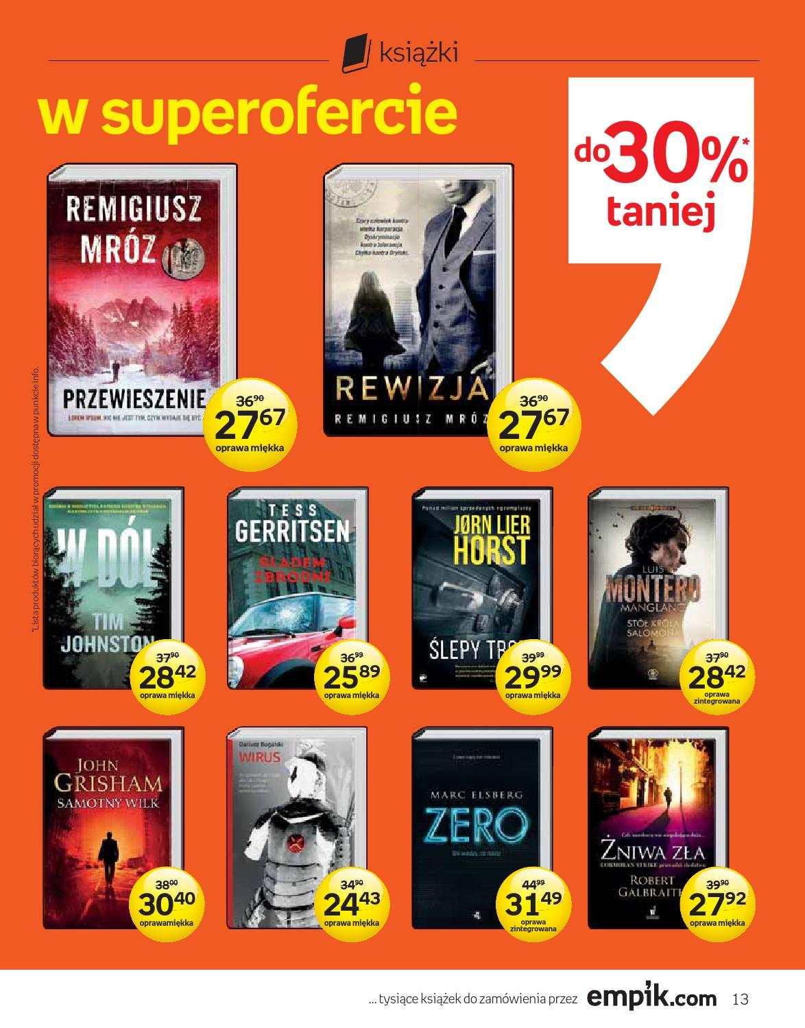 Gazetka promocyjna empik str. 13