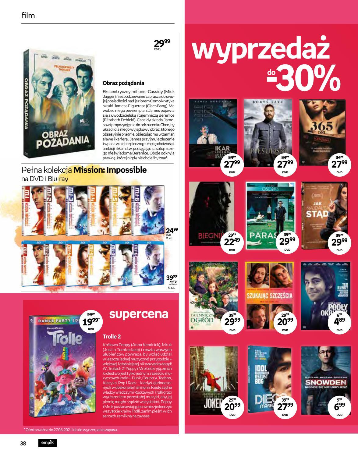 Gazetka promocyjna empik str. 38