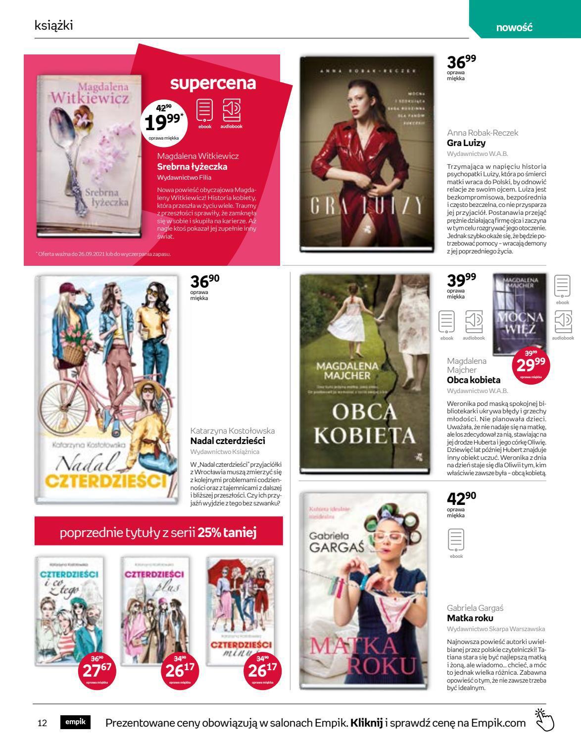 Gazetka promocyjna empik str. 12