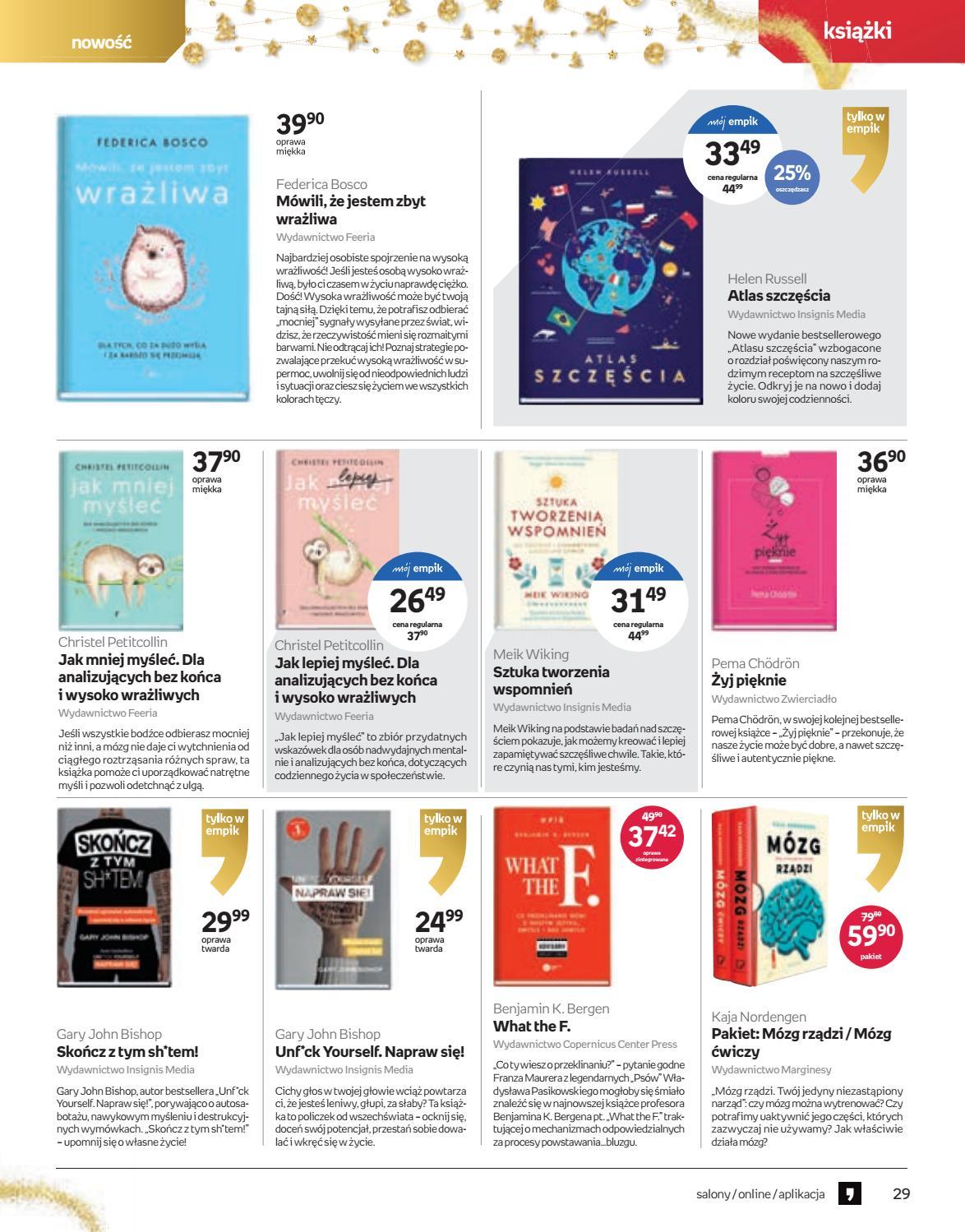 Gazetka promocyjna empik str. 29
