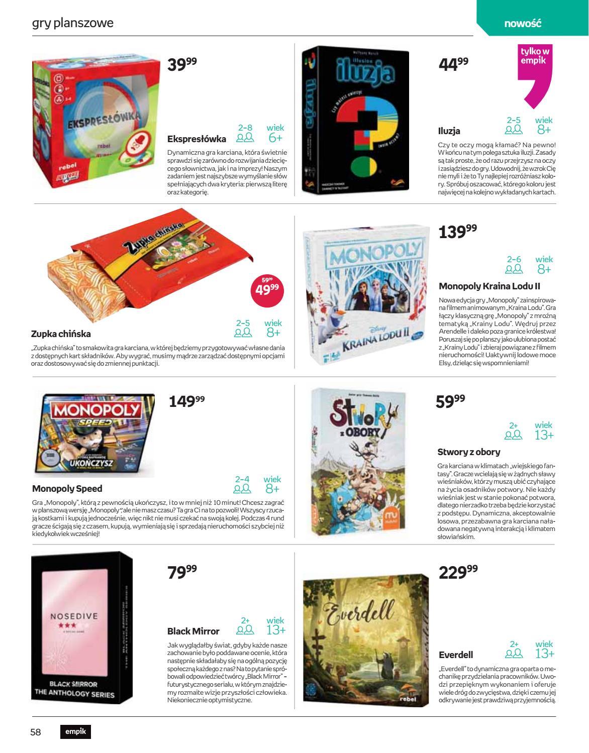 Gazetka promocyjna empik str. 58