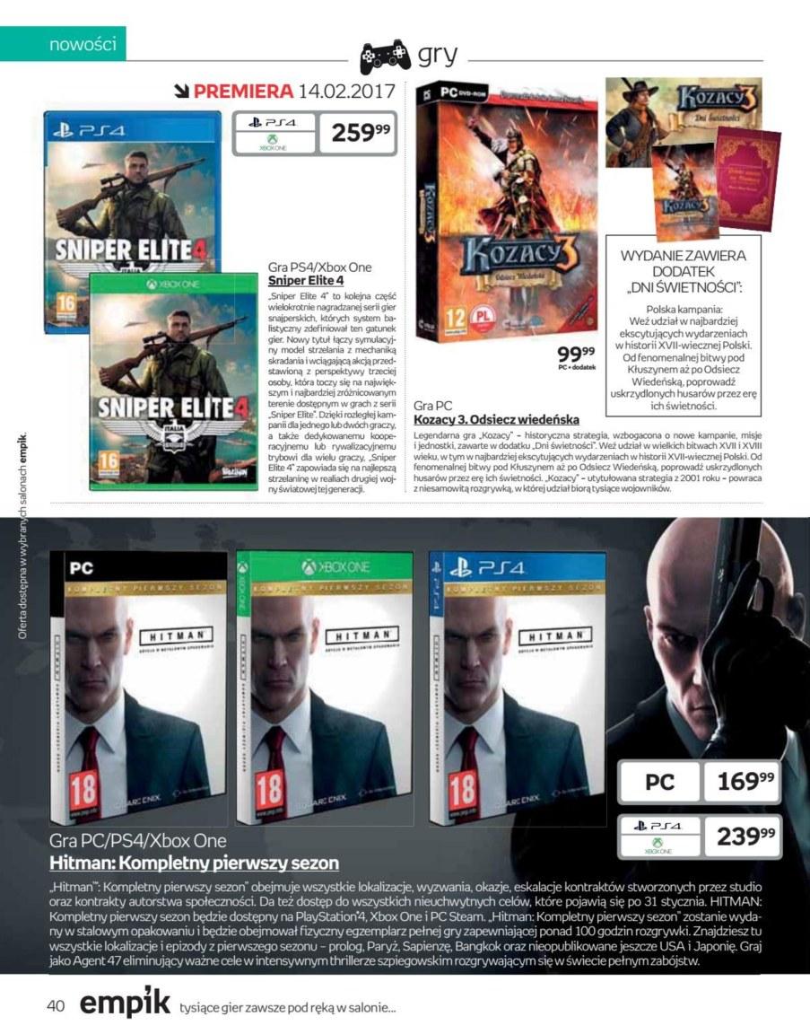 Gazetka promocyjna empik str. 40