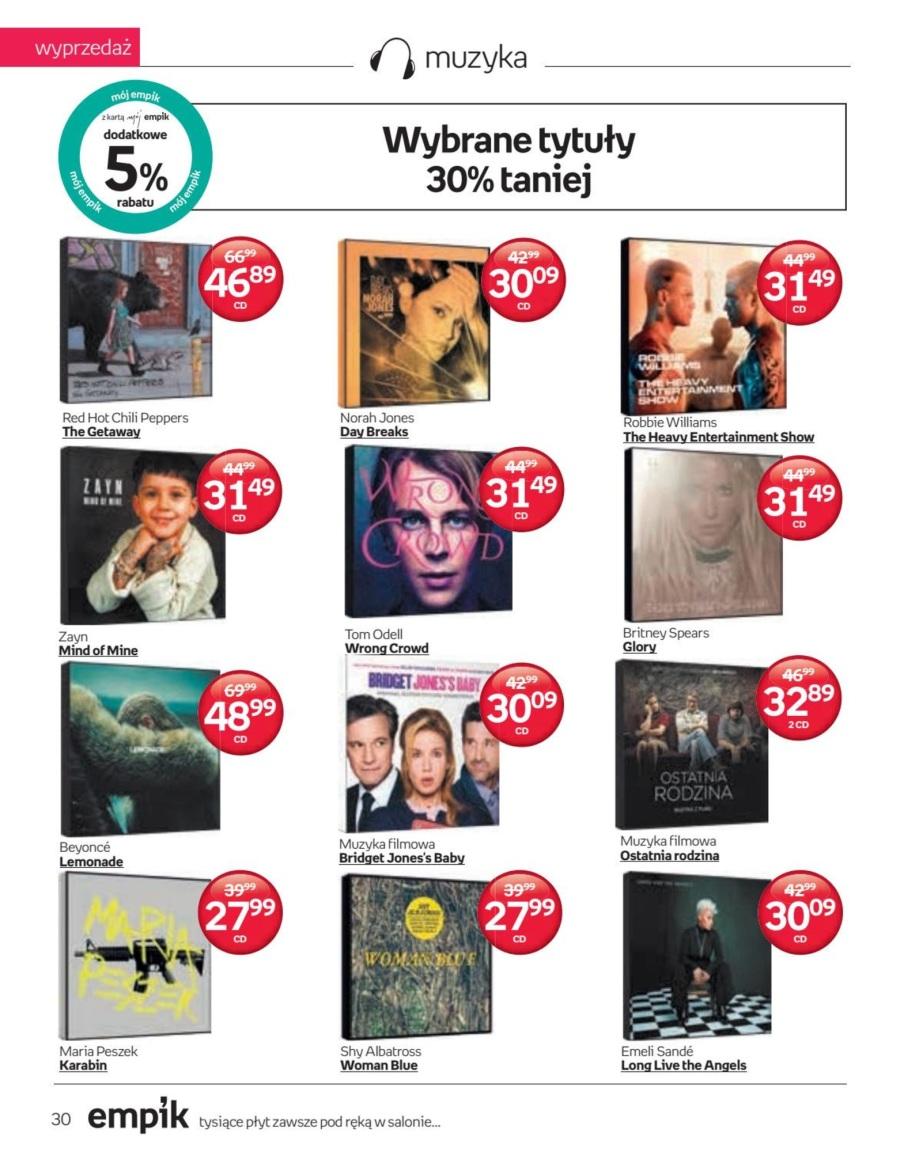 Gazetka promocyjna empik str. 30
