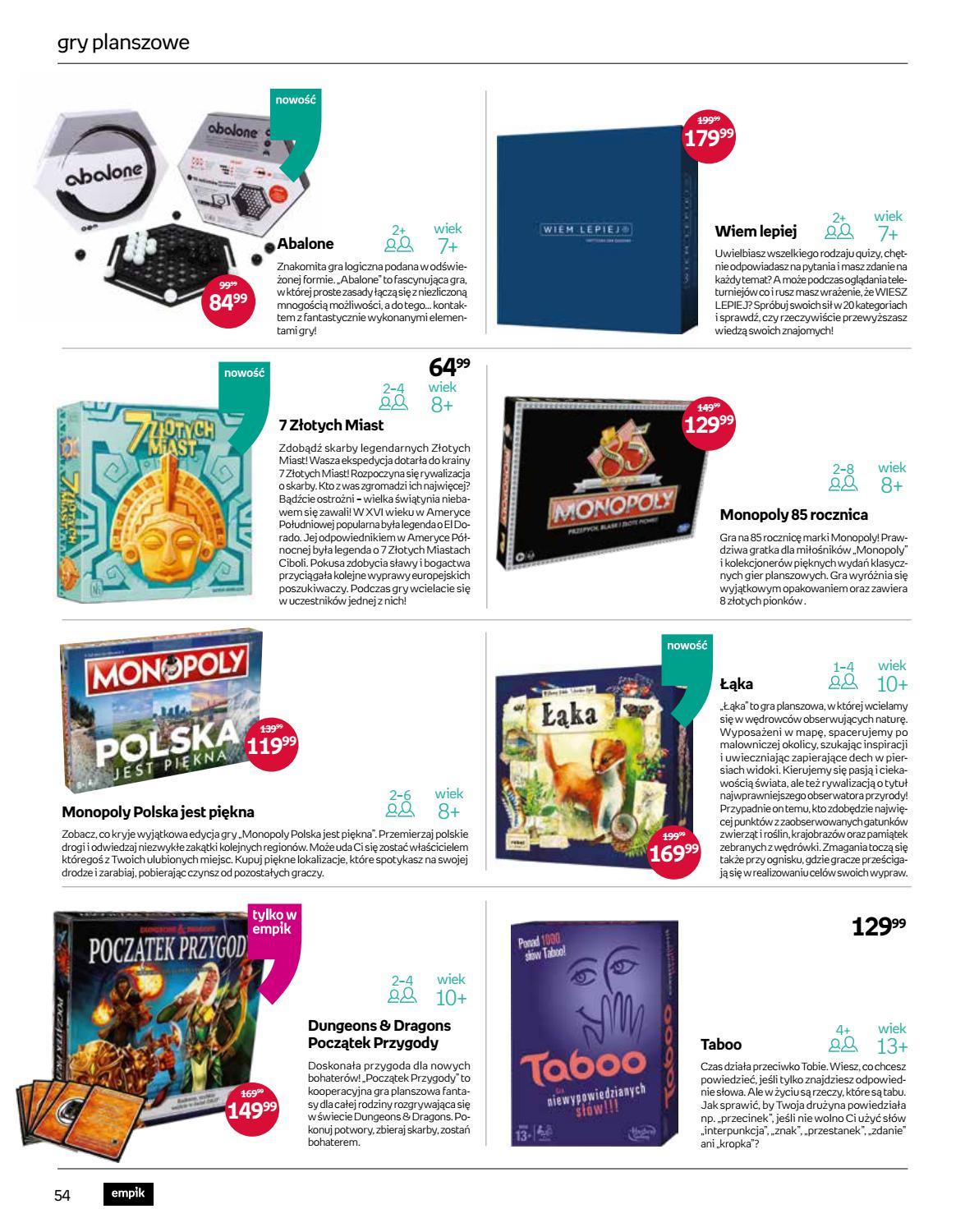 Gazetka promocyjna empik str. 54