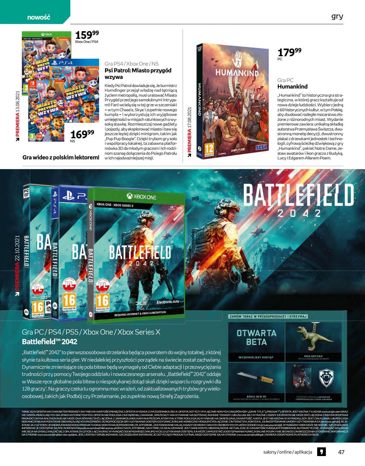 Gazetka promocyjna empik str. 47