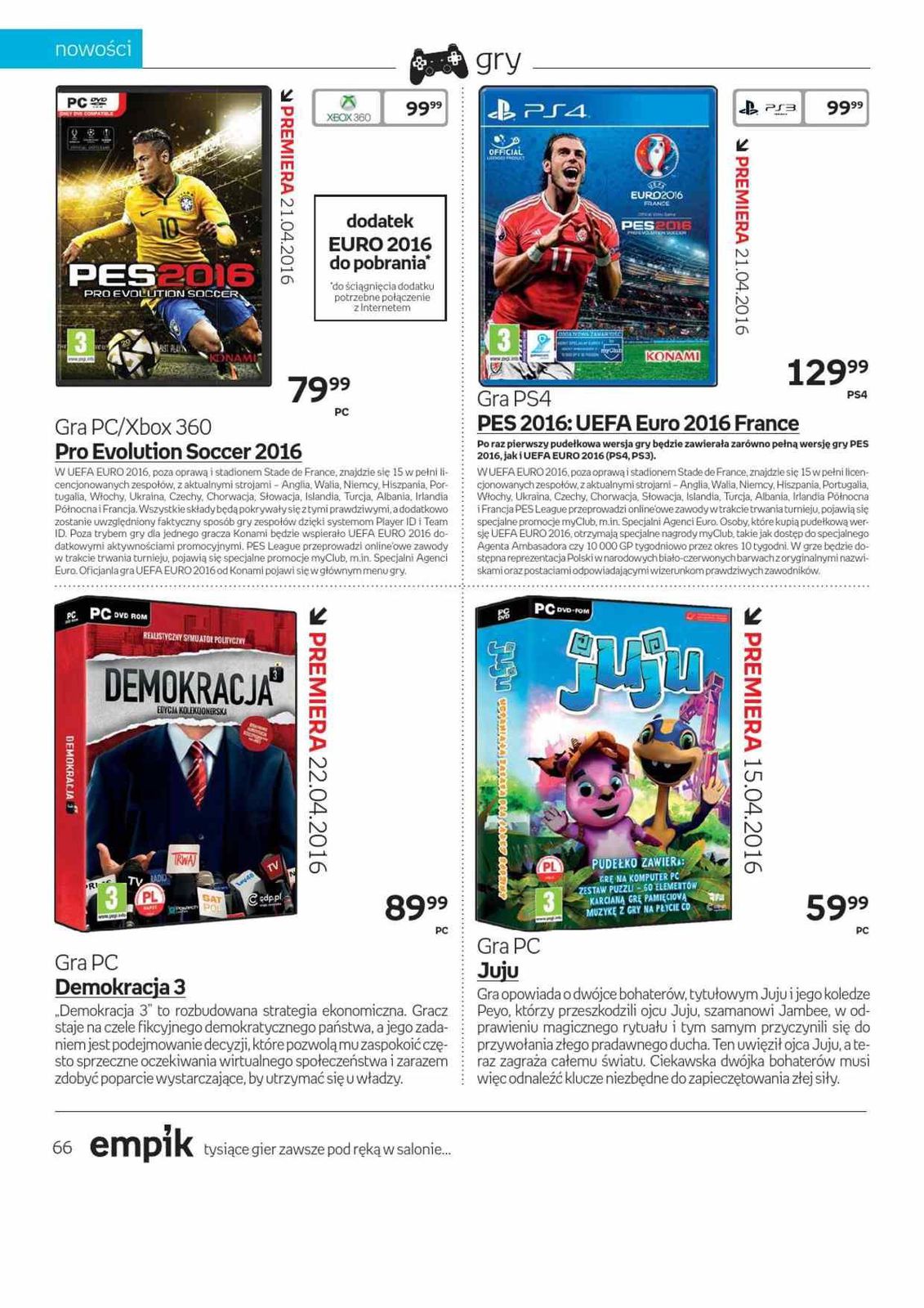 Gazetka promocyjna empik str. 66