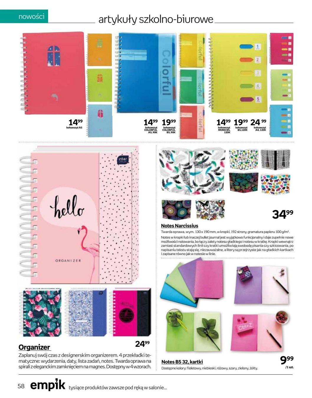 Gazetka promocyjna empik str. 58