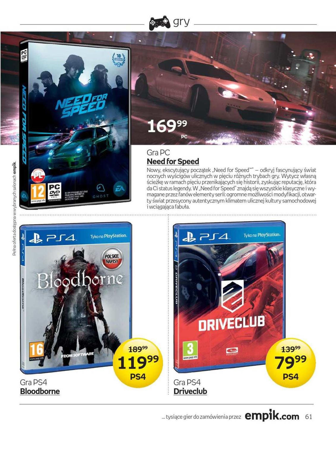 Gazetka promocyjna empik str. 61