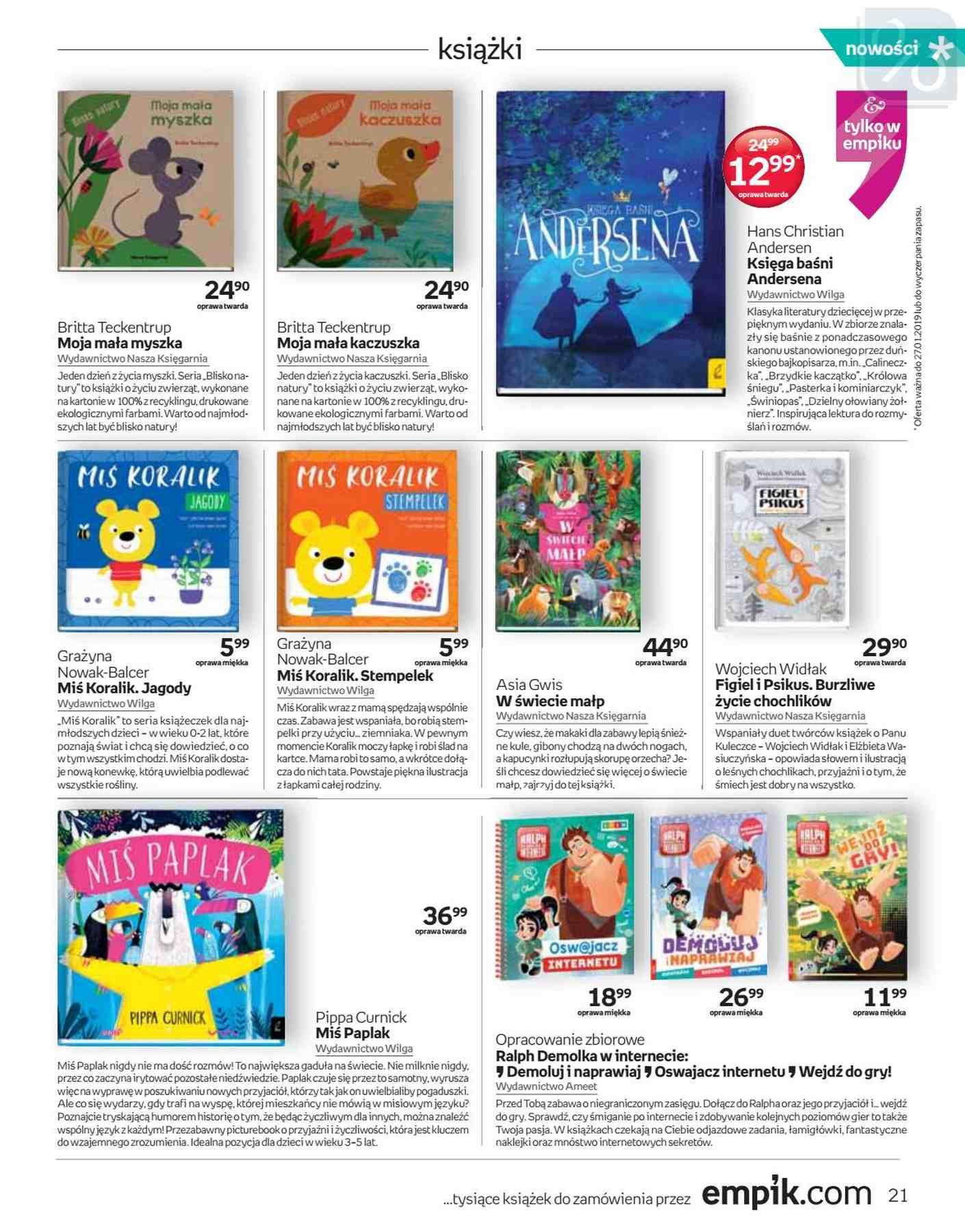 Gazetka promocyjna empik str. 21
