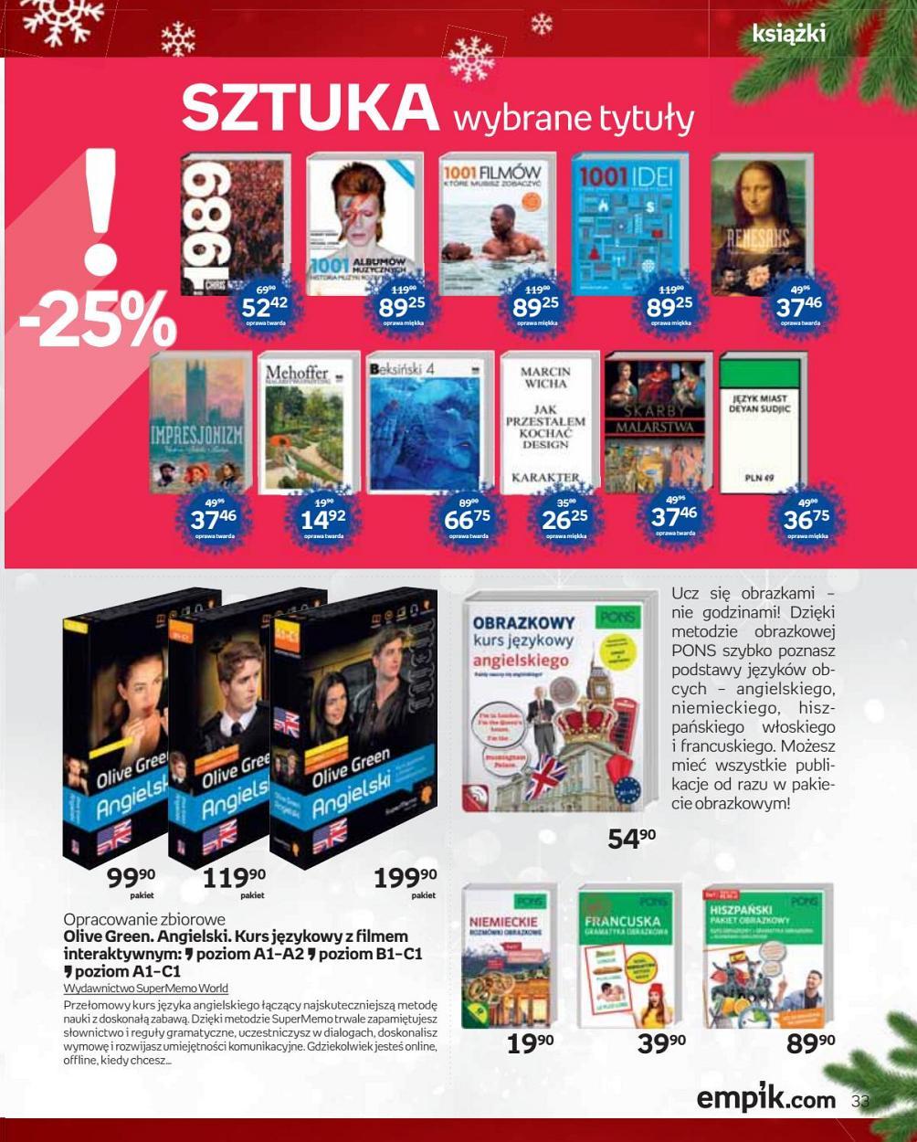 Gazetka promocyjna empik str. 33