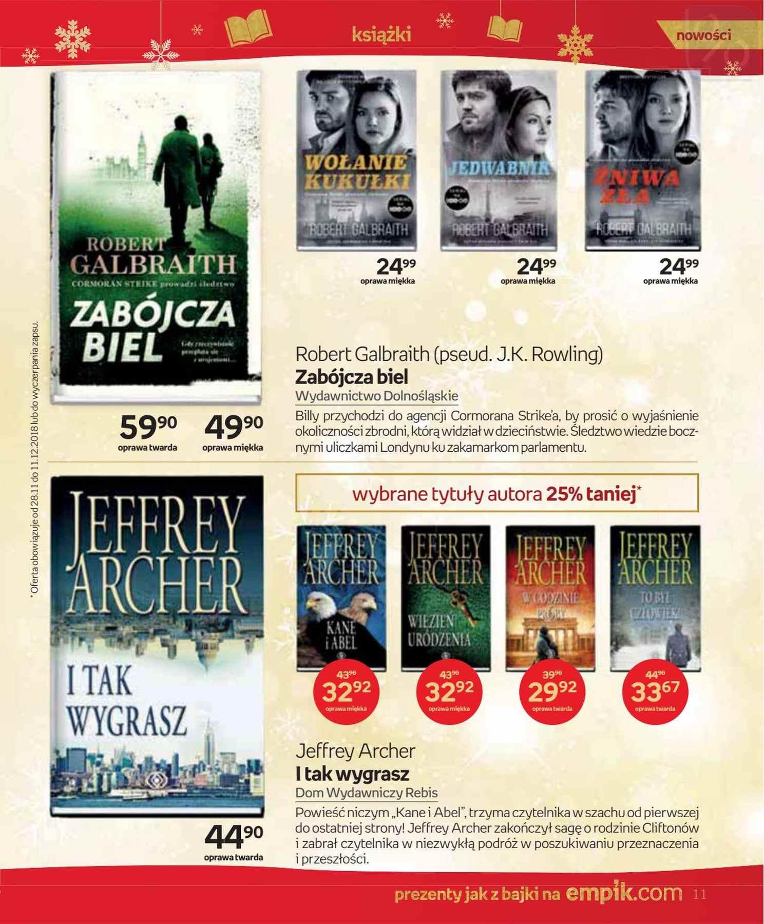 Gazetka promocyjna empik str. 11