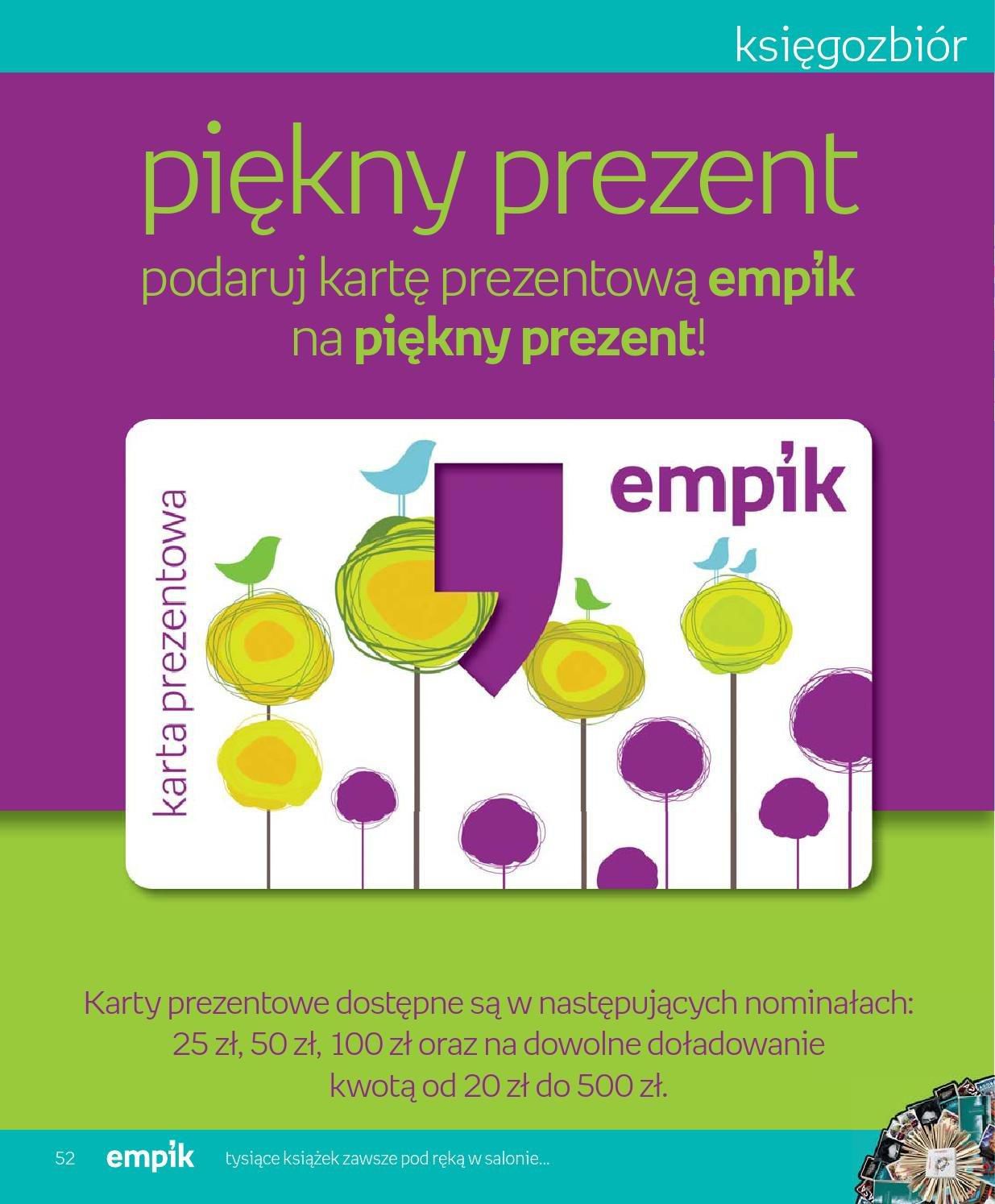 Gazetka promocyjna empik str. 52