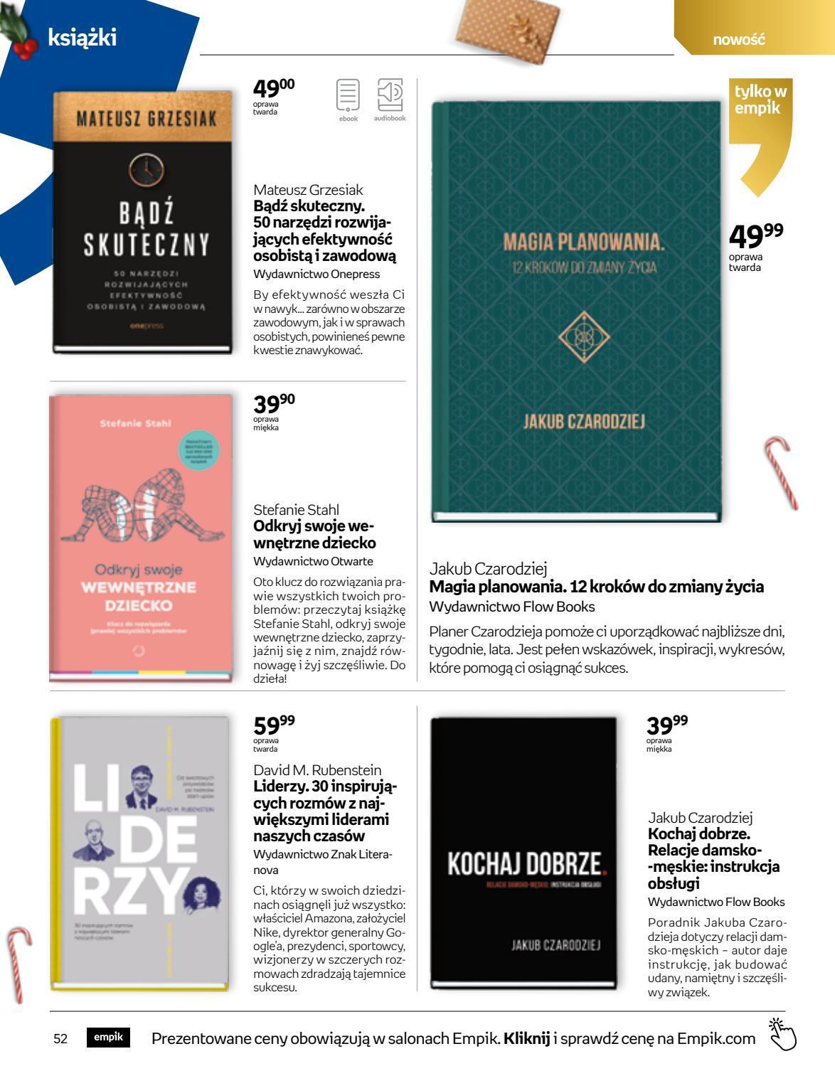 Gazetka promocyjna empik str. 52