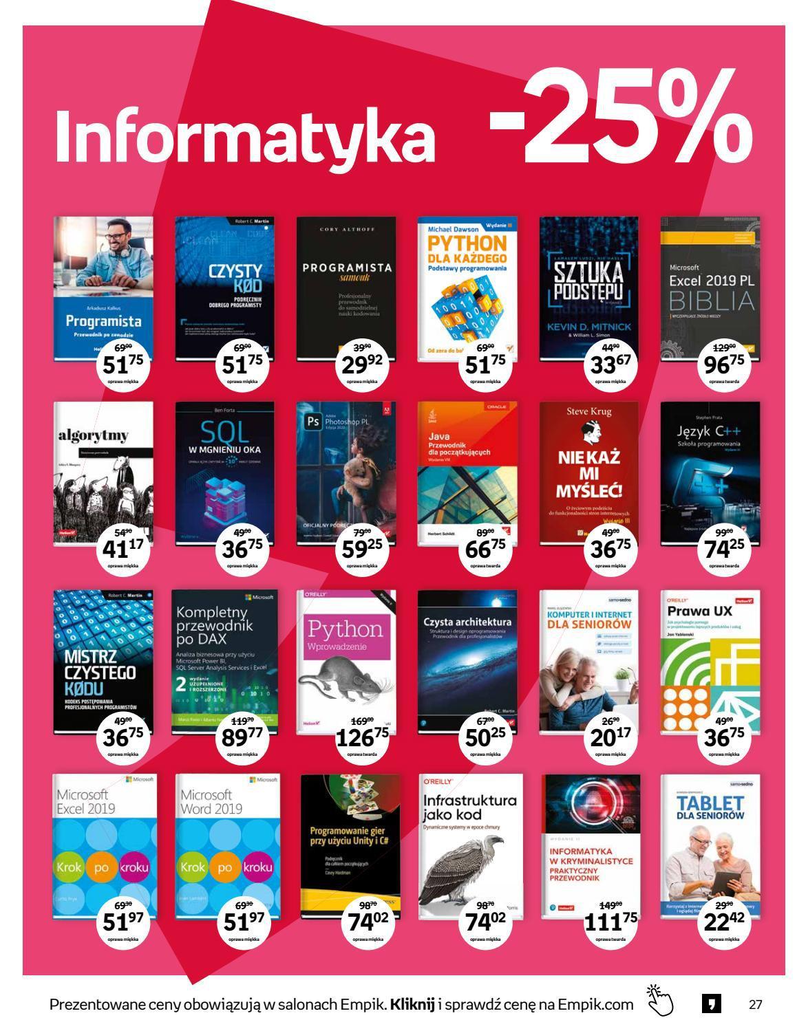 Gazetka promocyjna empik str. 27