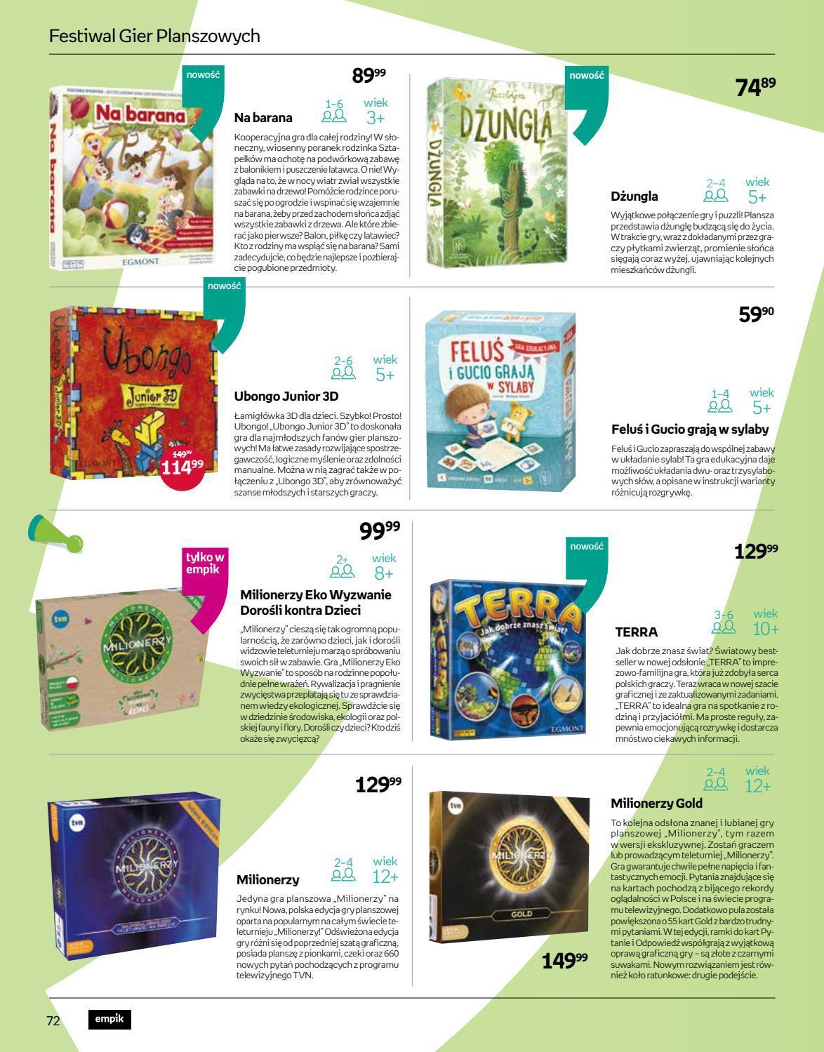 Gazetka promocyjna empik str. 72