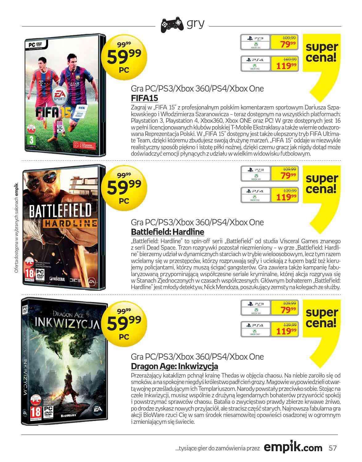 Gazetka promocyjna empik str. 57