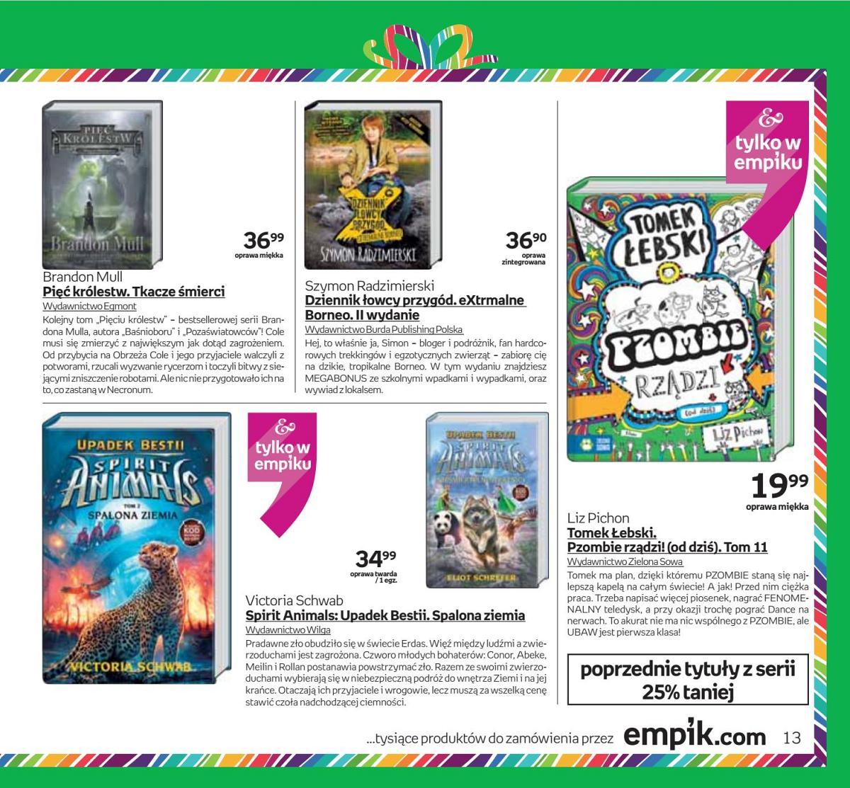 Gazetka promocyjna empik str. 13