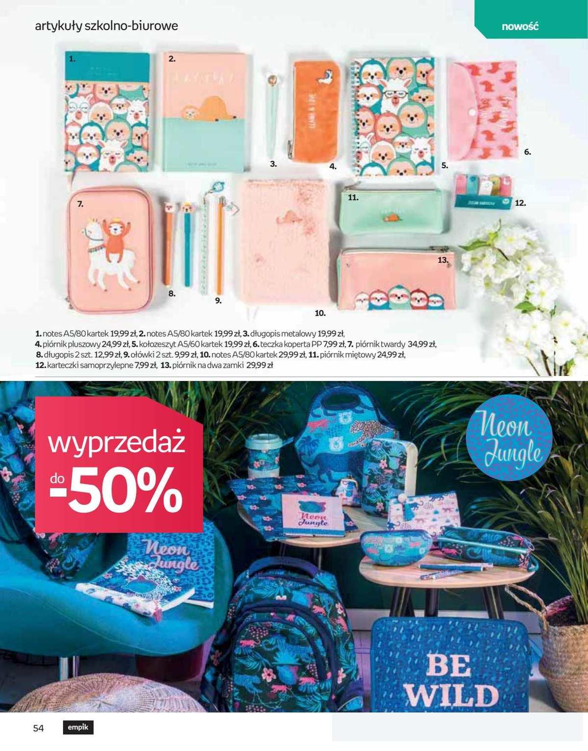 Gazetka promocyjna empik str. 54